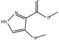 4-甲氧基-1H-吡唑-3-羧酸甲酯, 1935005-62-1, 结构式