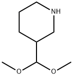 3-(dimethoxymethyl)piperidine Structure