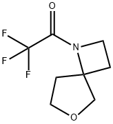 2,2,2-trifluoro-1-{6-oxa-1-azaspiro[3.4]octan-1-yl}e than-1-one,1935439-20-5,结构式