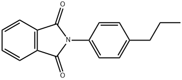 1H-Isoindole-1,3(2H)-dione, 2-(4-propylphenyl)- Structure