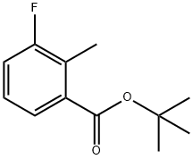 3-氟-2-甲基苯甲酸叔丁酯 结构式