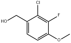 (2-Chloro-3-fluoro-4-mthoxyphnyl)mthanol 结构式