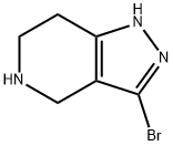 1H-Pyrazolo[4,3-c]pyridine, 3-bromo-4,5,6,7-tetrahydro- Structure