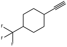 Cyclohexane, 1-ethynyl-4-(trifluoromethyl)- Structure