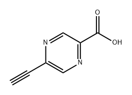 5-乙基吡嗪-2-羧酸, 1936576-34-9, 结构式