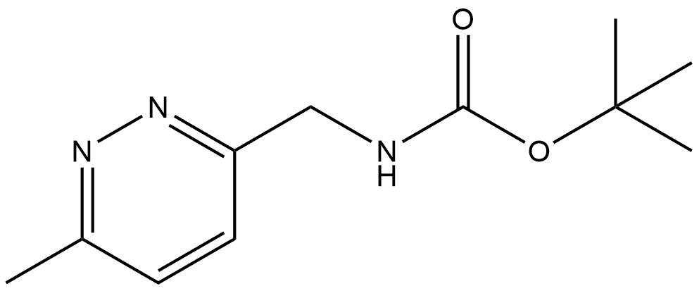 ((6-甲基哒嗪-3-基)甲基)氨基甲酸叔丁酯, 1936703-98-8, 结构式