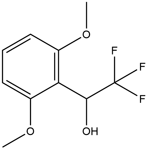 Benzenemethanol, 2,6-dimethoxy-α-(trifluoromethyl)- 结构式