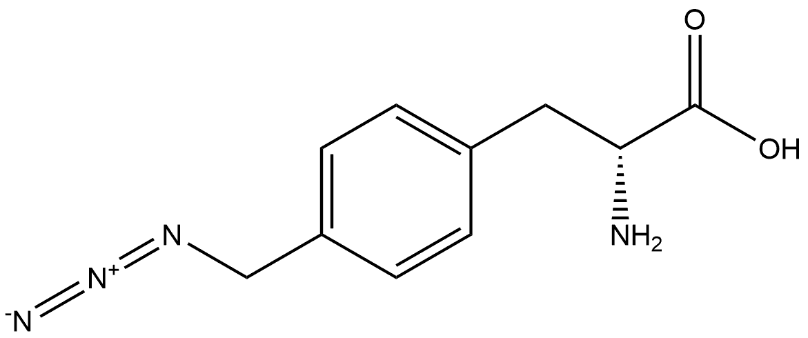 4-(Azidomethyl)-D-phenylalanine HCl 结构式