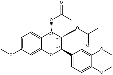 19456-10-1 cis-2,3,trans-3,4-3',4',7-Trimethoxy-3,4-flavandiol diacetate