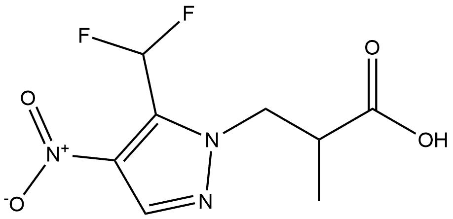 1946813-62-2 3-[5-(difluoromethyl)-4-nitro-1H-pyrazol-1-yl]-2-methylpropanoic acid