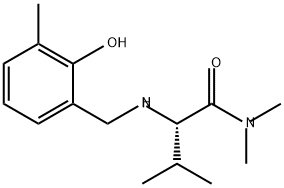 Butanamide, 2-[[(2-hydroxy-3-methylphenyl)methyl]amino]-N,N,3-trimethyl-, (2S)-,1947407-64-8,结构式