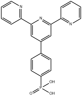 Phosphonic acid, P-(4-[2,2':6',2''-terpyridin]-4'-ylphenyl)- 结构式