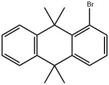 Anthracene, 1-bromo-9,10-dihydro-9,9,10,10-tetramethyl- Struktur