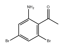 Ethanone, 1-(2-amino-4,6-dibromophenyl)- Struktur