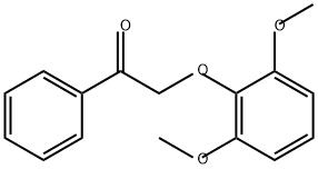 Ethanone, 2-(2,6-dimethoxyphenoxy)-1-phenyl- Structure
