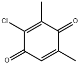 2-氯-3,5-二甲基环己-2,5-二烯-1,4-二酮 结构式