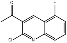 1-(2-Chloro-5-fluoroquinolin-3-yl)ethanone 结构式