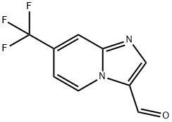 7-(trifluoromethyl)imidazo[1,2-a]pyridine-3-carbaldehyde,1956375-87-3,结构式
