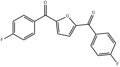 Methanone, 1,1'-(2,5-furandiyl)bis[1-(4-fluorophenyl)-,1959618-04-2,结构式