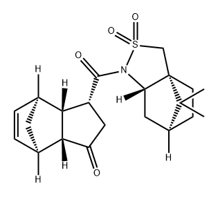 4,7-Methano-1H-inden-1-one, 2,3,3a,4,7,7a-hexahydro-3-[[(3aR,6S,7aS)-tetrahydro-8,8-dimethyl-2,2-dioxido-3H-3a,6-methano-2,1-benzisothiazol-1(4H)-yl]carbonyl]-, (3R,3aS,4S,7R,7aR)-