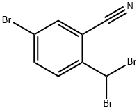 Benzonitrile, 5-bromo-2-(dibromomethyl)- 结构式