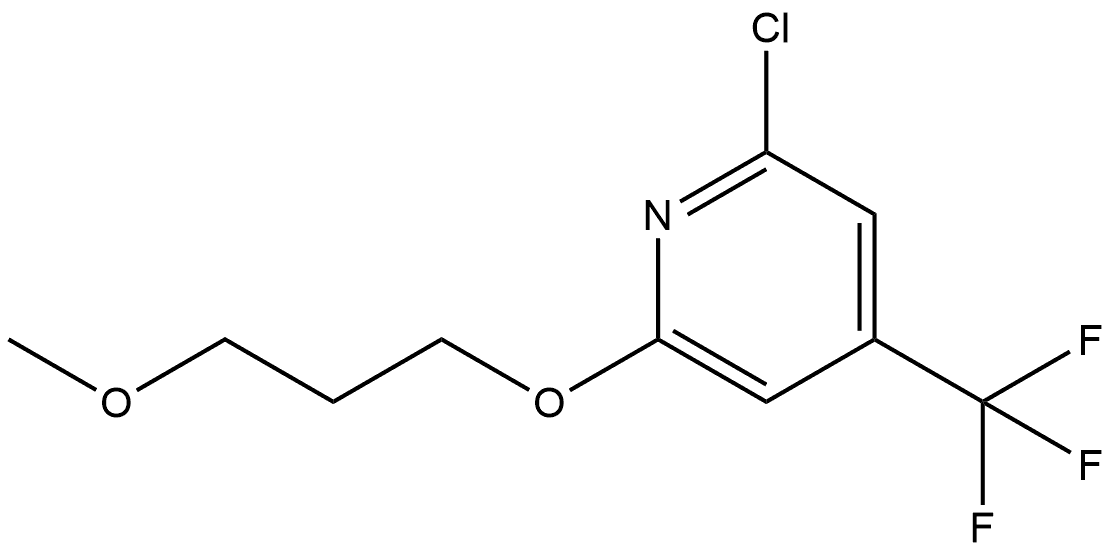 2-Chloro-6-(3-methoxypropoxy)-4-(trifluoromethyl)pyridine Structure