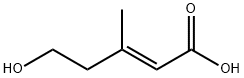 2-Pentenoic acid, 5-hydroxy-3-methyl-, (2E)- 结构式