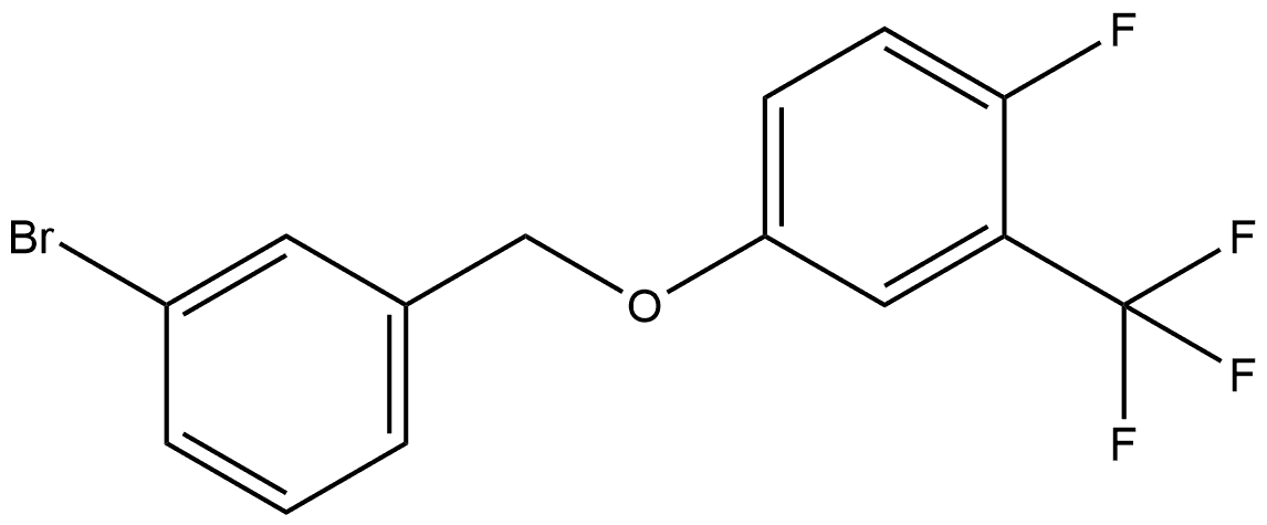 4-[(3-Bromophenyl)methoxy]-1-fluoro-2-(trifluoromethyl)benzene Structure