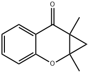 Benzo[b]cyclopropa[e]pyran-7(1H)-one, 1a,7a-dihydro-1a,7a-dimethyl- 化学構造式