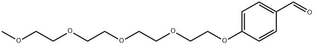 Benzaldehyde, 4-(3,6,9,12-tetraoxatridec-1-yloxy)- Structure