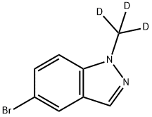 5-溴-1-(甲基-D3)-1H-吲唑, 1976004-20-2, 结构式