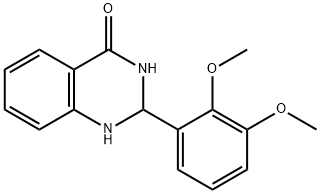 2-(2,3-Dimethoxyphenyl)-2,3-dihydro-1H-quinazolin-4-one Structure
