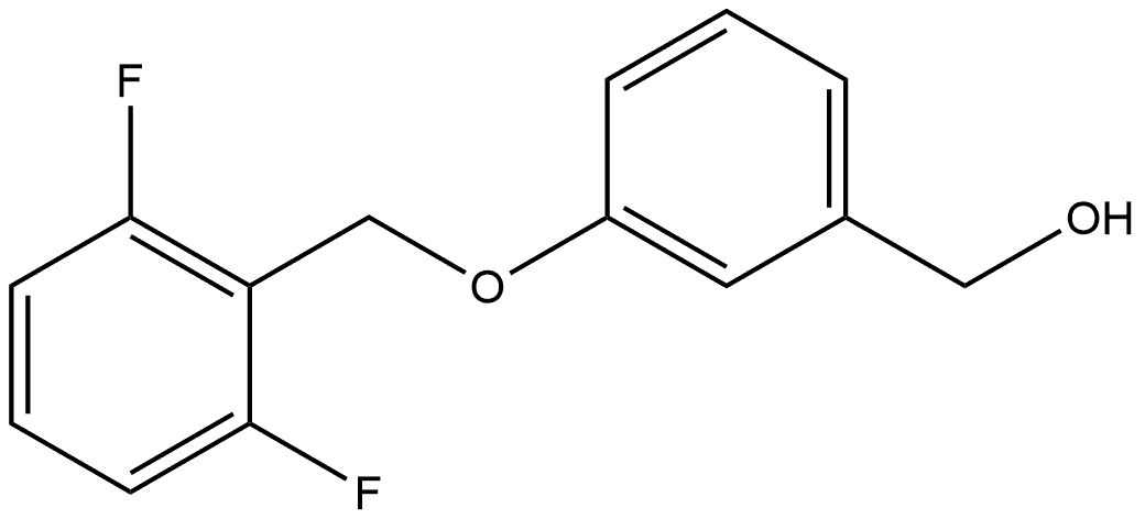 3-[(2,6-Difluorophenyl)methoxy]benzenemethanol Structure