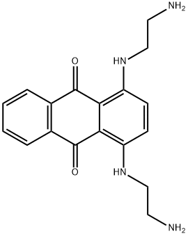 9,10-Anthracenedione, 1,4-bis[(2-aminoethyl)amino]- Structure
