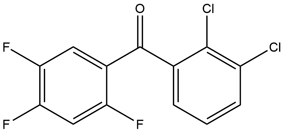 Methanone, (2,3-dichlorophenyl)(2,4,5-trifluorophenyl)- Structure