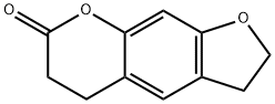 7H-Furo[3,2-g][1]benzopyran-7-one, 2,3,5,6-tetrahydro- Structure