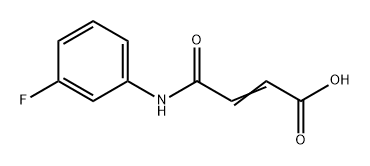 2-Butenoic acid, 4-[(3-fluorophenyl)amino]-4-oxo- Structure