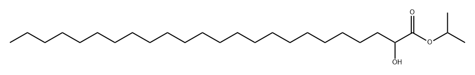 Tetracosanoic acid 2-hydroxy-1-methylethyl ester Struktur
