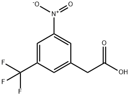 Benzeneacetic acid, 3-nitro-5-(trifluoromethyl)-,199469-90-4,结构式