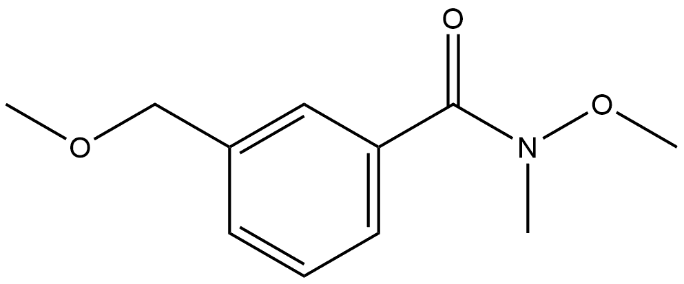 N-Methoxy-3-(methoxymethyl)-N-methylbenzamide Structure