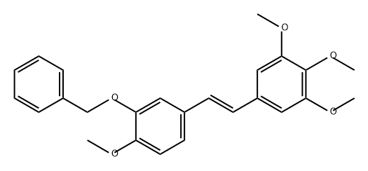 2002382-11-6 Benzene, 1-methoxy-2-(phenylmethoxy)-4-[(1E)-2-(3,4,5-trimethoxyphenyl)ethenyl]-