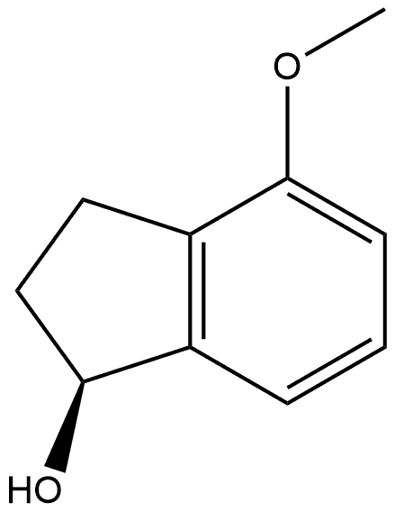 (S)-4-methoxy-2,3-dihydro-1H-inden-1-ol Struktur