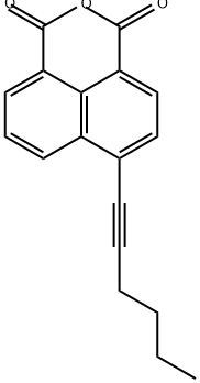 1H,3H-Naphtho[1,8-cd]pyran-1,3-dione, 6-(1-hexyn-1-yl)-,2004734-93-2,结构式