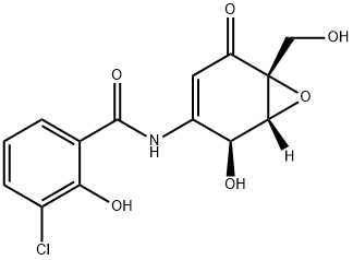 环氧醌霉素 D 结构式