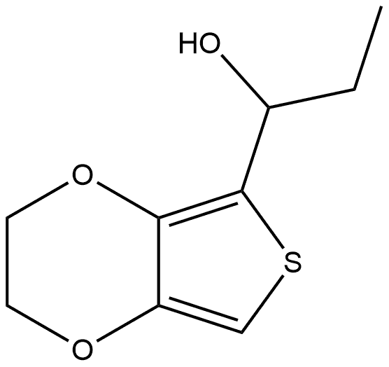 α-Ethyl-2,3-dihydrothieno[3,4-b]-1,4-dioxin-5-methanol Structure
