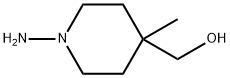 (1-Amino-4-methylpiperidin-4-yl)methanol 结构式