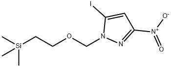 5-Iodo-3-nitro-1-[[2-(trimethylsilyl)ethoxy]methyl]-1H-pyrazole Structure