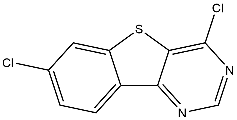 4,7-二氯苯并[4,5]噻吩并[3,2-D]嘧啶, 2007154-57-4, 结构式