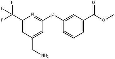 2007887-92-3 Benzoic acid, 3-[[4-(aminomethyl)-6-(trifluoromethyl)-2-pyridinyl]oxy]-, methyl ester