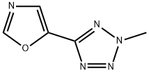 2-?methyl-?5-?(5-?oxazolyl)?-2H-?Tetrazole 结构式